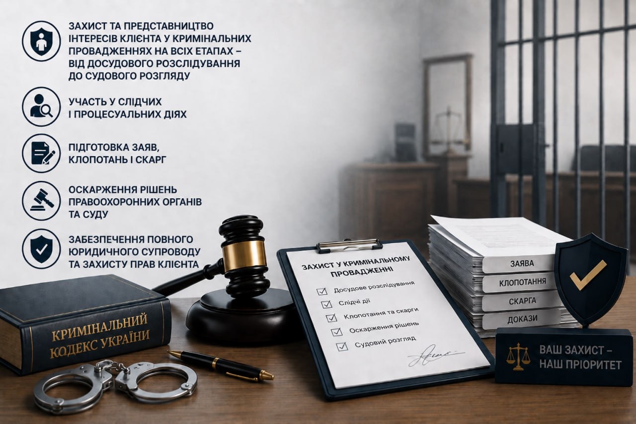 Кримінальне право — захист у кримінальних провадженнях
